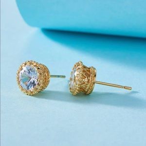 Rhinestone Stud Earrings